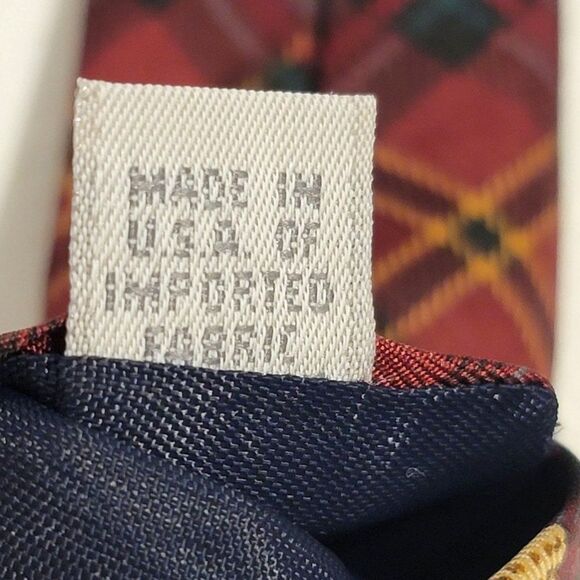 Pierre Cardin 100% Silk Golf Ball Mens Necktie Tie Red Green Christmas Designer - Picture 7 of 7